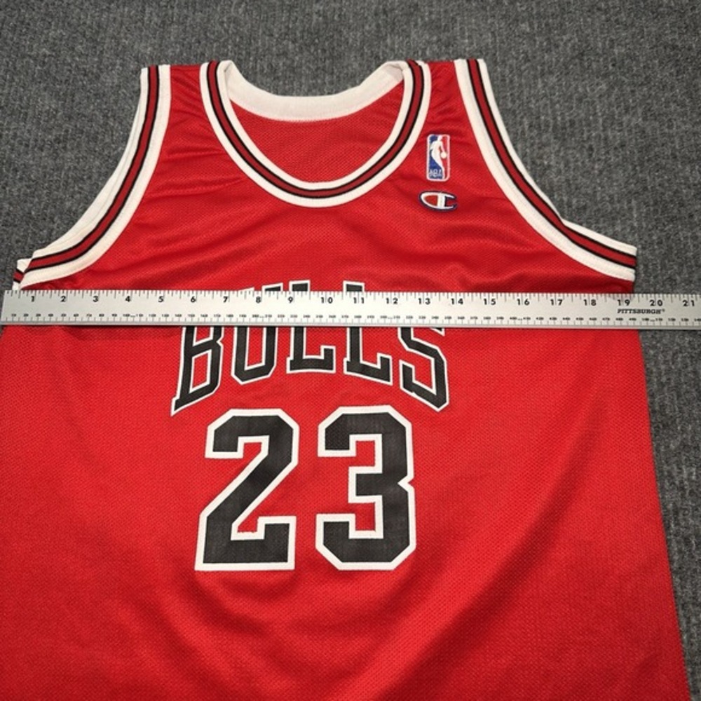 Vintage Michael Jordan 23 Mesh Jersey Chicago Bulls NBA Champion Youth XL 18-20 - Picture 4 of 7